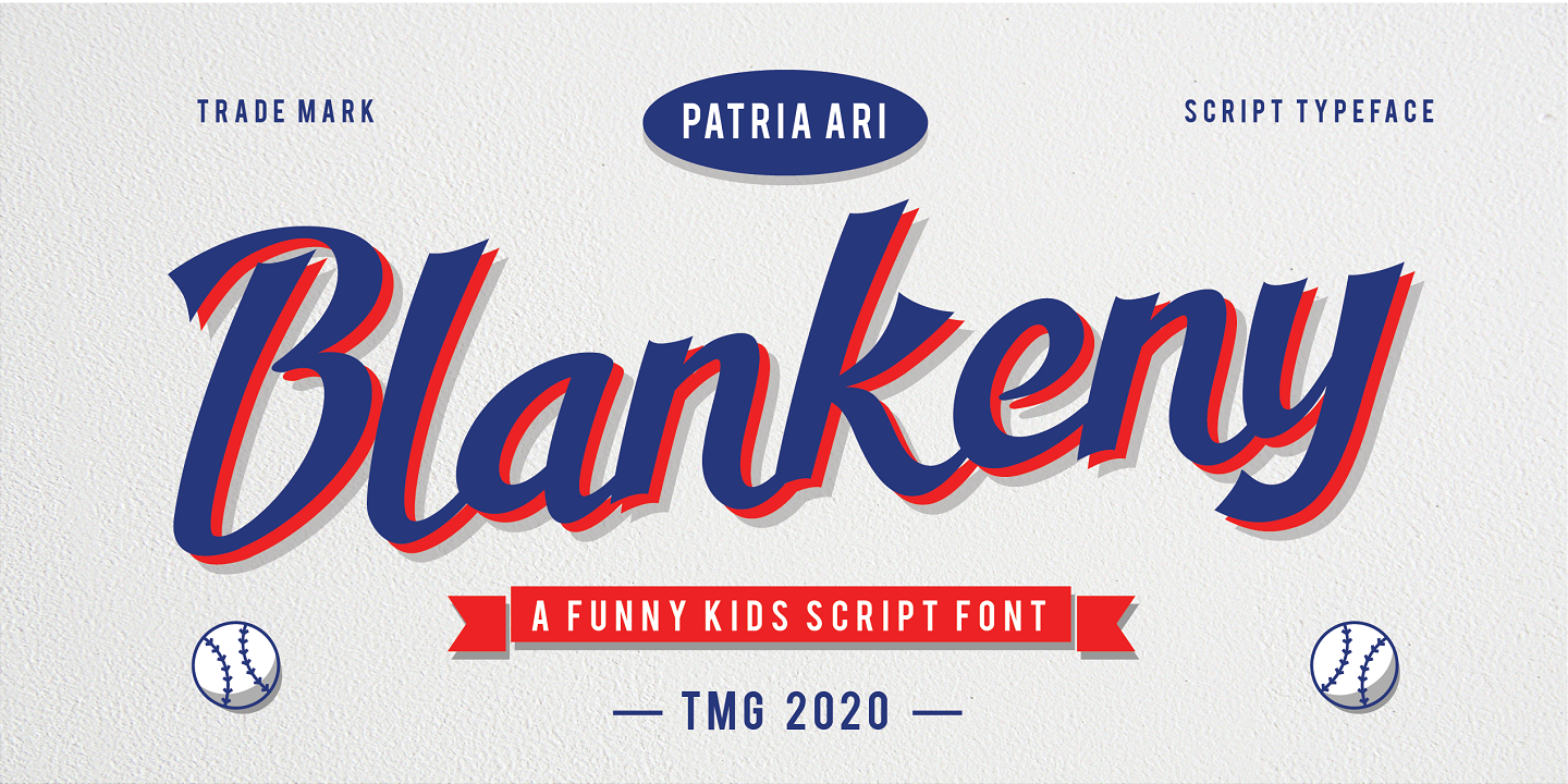 Blankeny Script Font preview